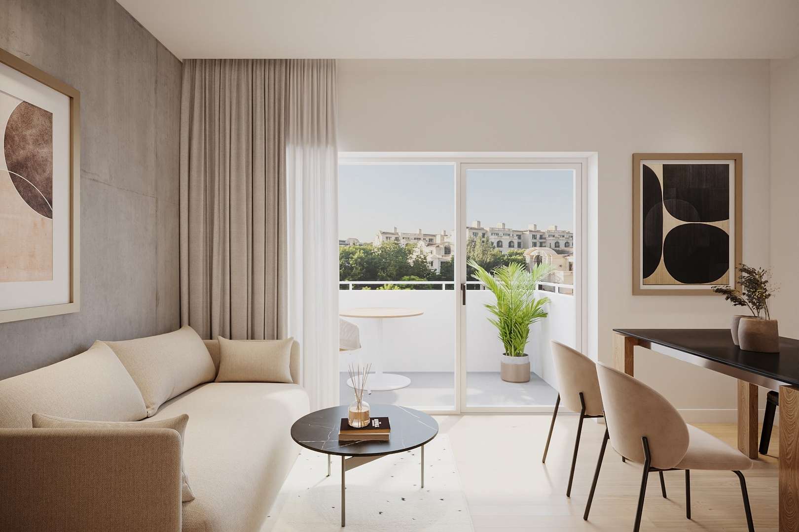 Wohn- Esszimmer + Balkon - Etagenwohnung in 87616 Marktoberdorf mit 45m² kaufen