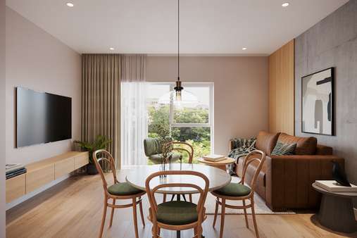 Wohn- Esszimmer Wohn- Esszimmer - Galerie in 87616 Marktoberdorf mit 58m² kaufen