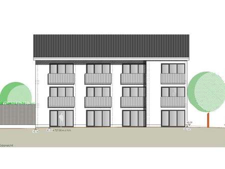 Südansicht - Galerie in 87616 Marktoberdorf mit 62m² kaufen