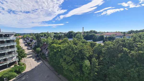 Ausblick Richtung Altstadt - Etagenwohnung in 87600 Kaufbeuren mit 100m² mieten