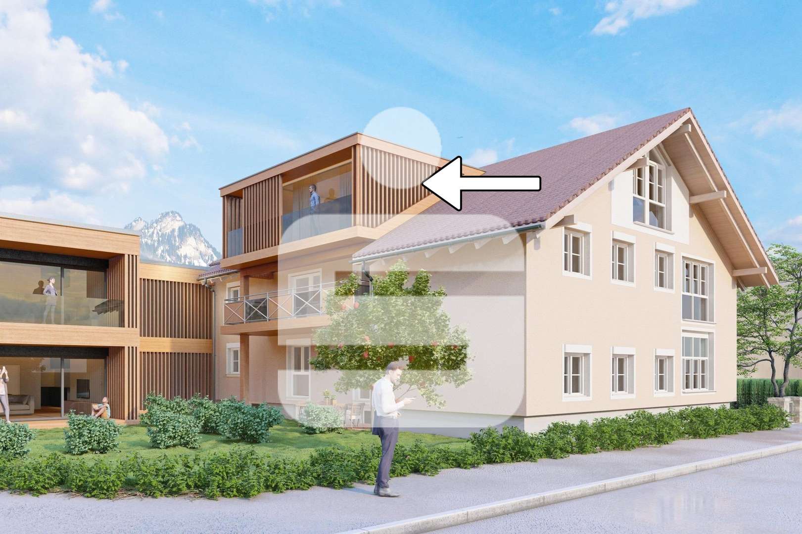 Titelbild Titelbild - Dachgeschosswohnung in 87527 Sonthofen mit 94m² kaufen