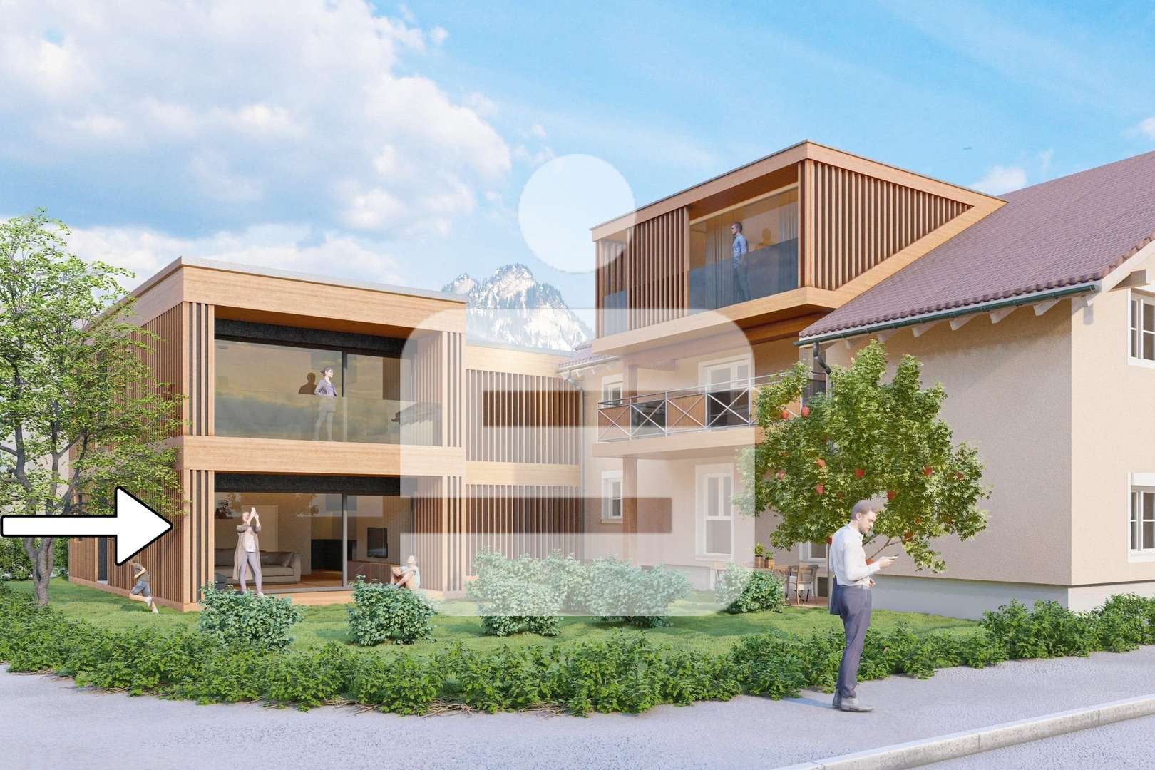 Titelbild Titelbild - Erdgeschosswohnung in 87527 Sonthofen mit 91m² kaufen