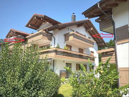 Hausansicht Hausansicht - Dachgeschosswohnung in 87538 Obermaiselstein mit 68m² mieten