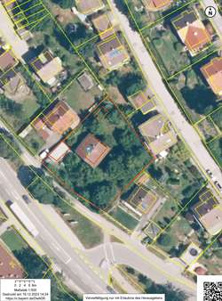 Lageplan - Grundstück in 87616 Marktoberdorf mit 1199m² kaufen