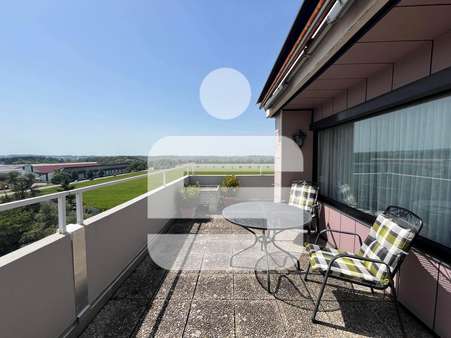 Sonnige Dachterrasse mit herrlichem Weitblick - Penthouse-Wohnung in 86807 Buchloe mit 129m² kaufen