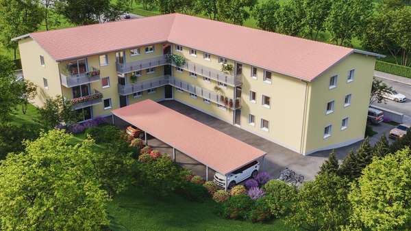 Außenansicht - Erdgeschosswohnung in 94036 Passau mit 79m² kaufen