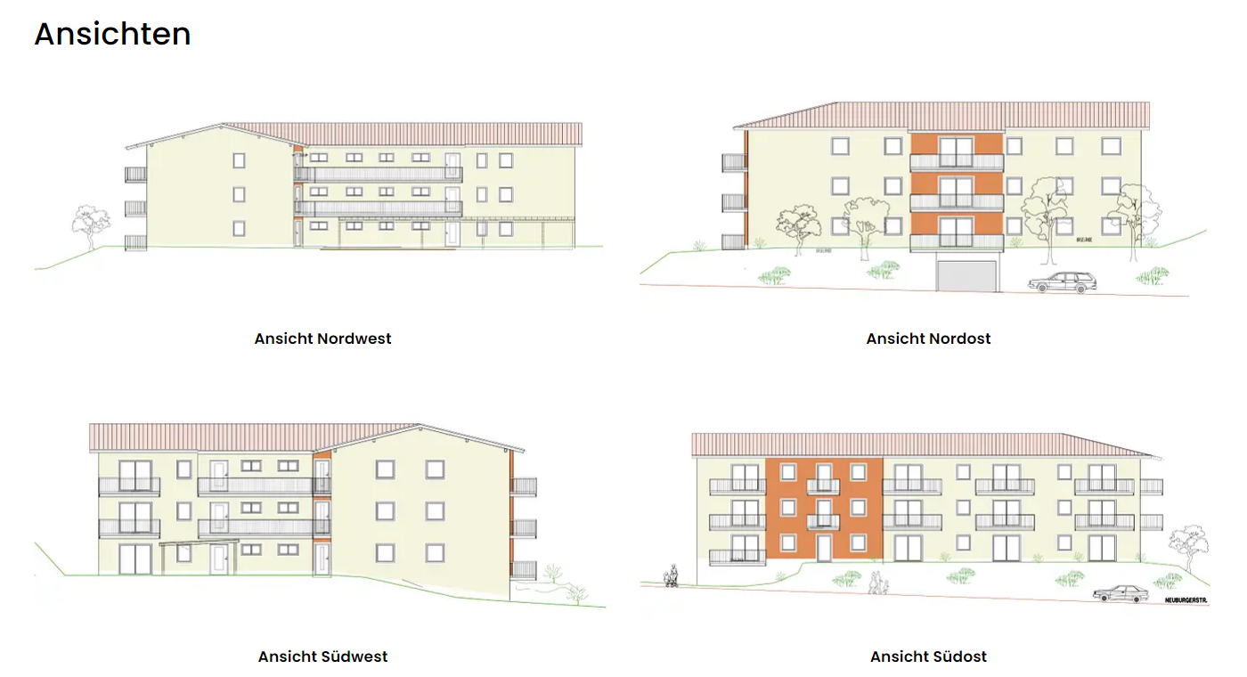 Außenansichten - Etagenwohnung in 94036 Passau mit 75m² kaufen