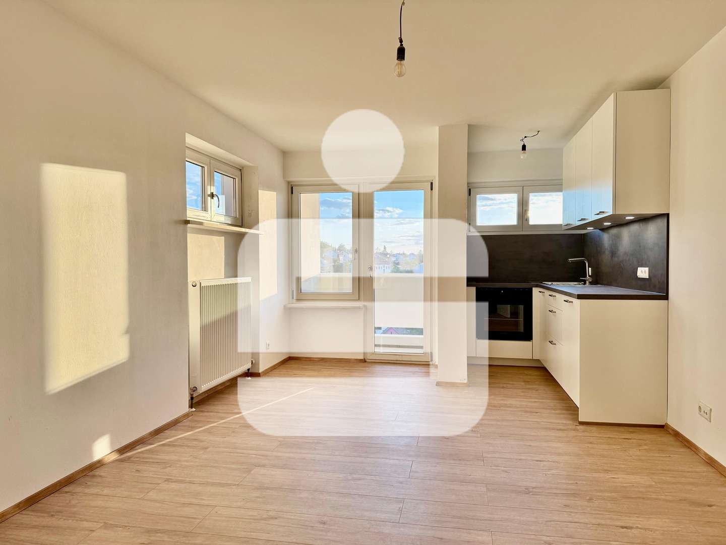 Wohnraum_Küche Wohnraum_Küche - Etagenwohnung in 94036 Passau mit 28m² mieten