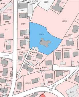 Lageplan - Grundstück in 94034 Passau mit 3674m² kaufen