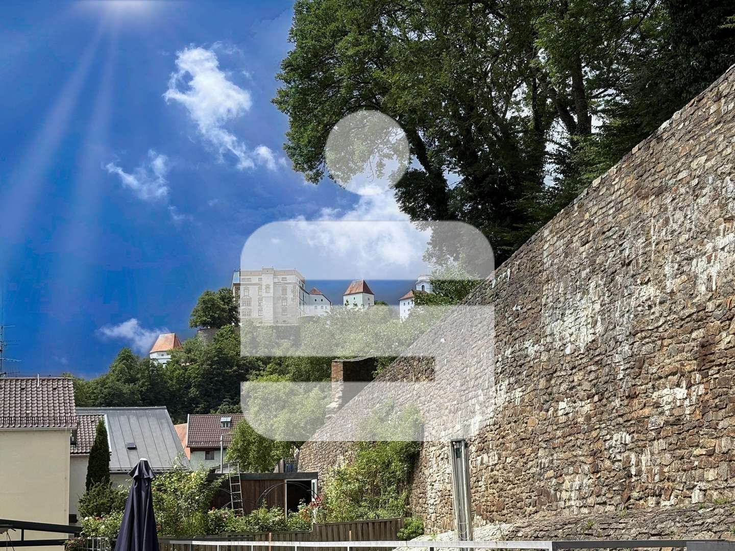 Blick auf Veste Oberhaus Blick auf Veste Oberhaus - Etagenwohnung in 94034 Passau mit 79m² mieten