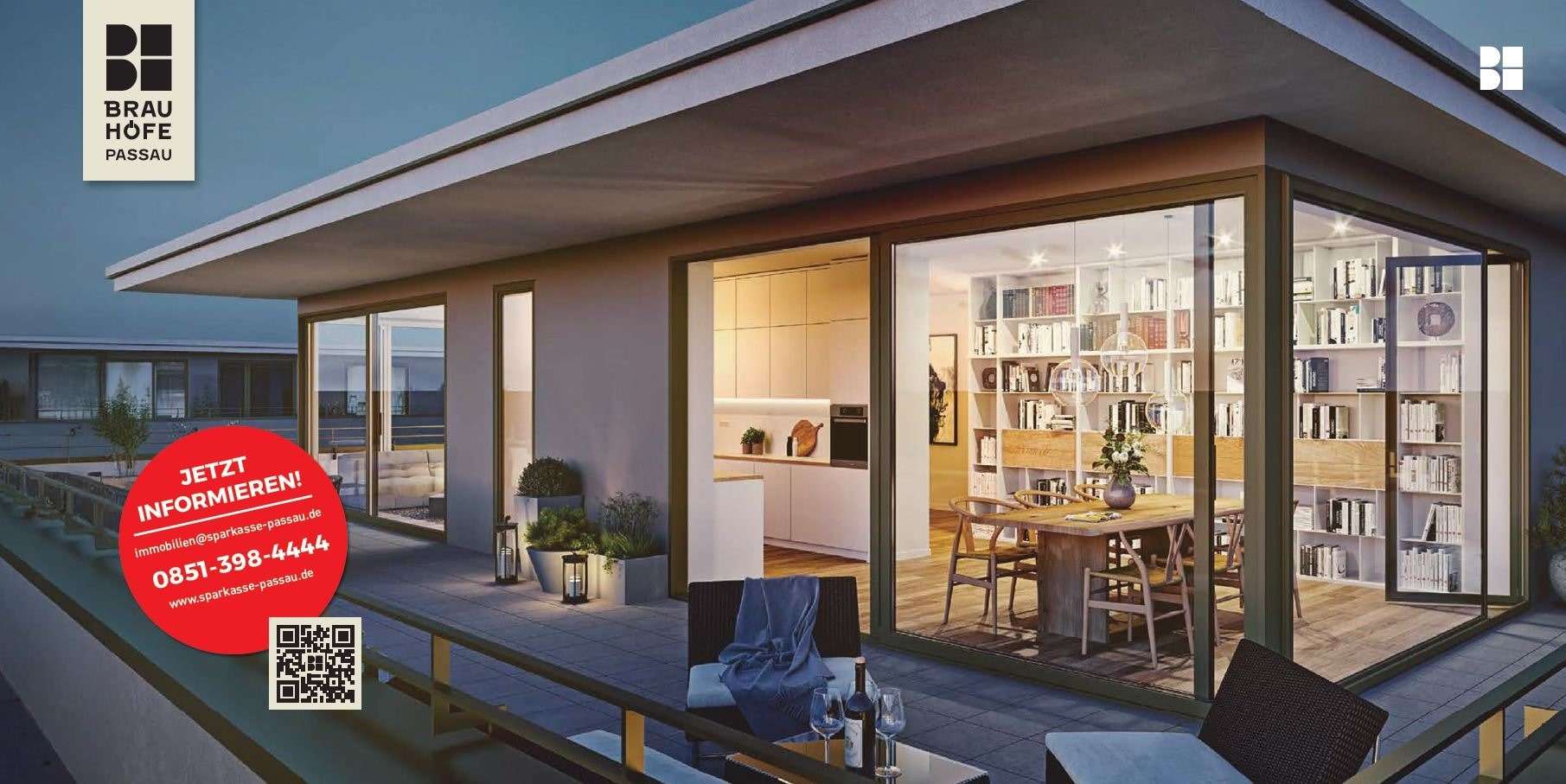 Brauhöfe Brauhöfe - Erdgeschosswohnung in 94032 Passau mit 139m² kaufen