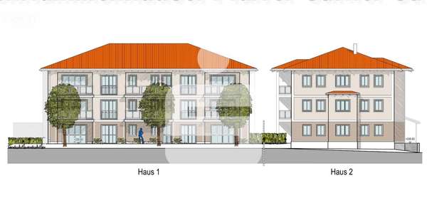 Entwurf Ansicht - Erdgeschosswohnung in 94148 Kirchham mit 91m² kaufen