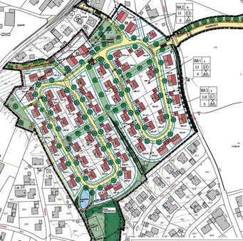 Bebauungsplan Parzellen-Übersicht, Nr. 7 - Grundstück in 94127 Neuburg mit 731m² kaufen