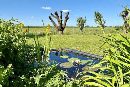 Gartenteich und schöner Ausblick Gartenteich und schöner Ausblick - Einfamilienhaus in 94486 Osterhofen mit 195m² kaufen