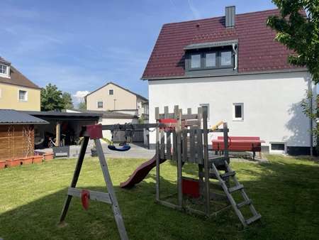 Ansicht Garten, Hausrückseite Ansicht Garten, Hausrückseite - Einfamilienhaus in 94447 Plattling mit 108m² kaufen