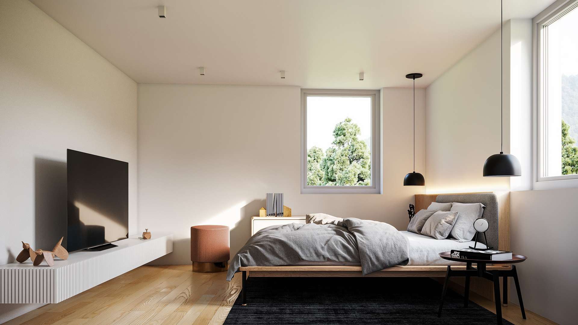 Schlafzimmer Beispielvisualisierung - Etagenwohnung in 94469 Deggendorf mit 79m² kaufen