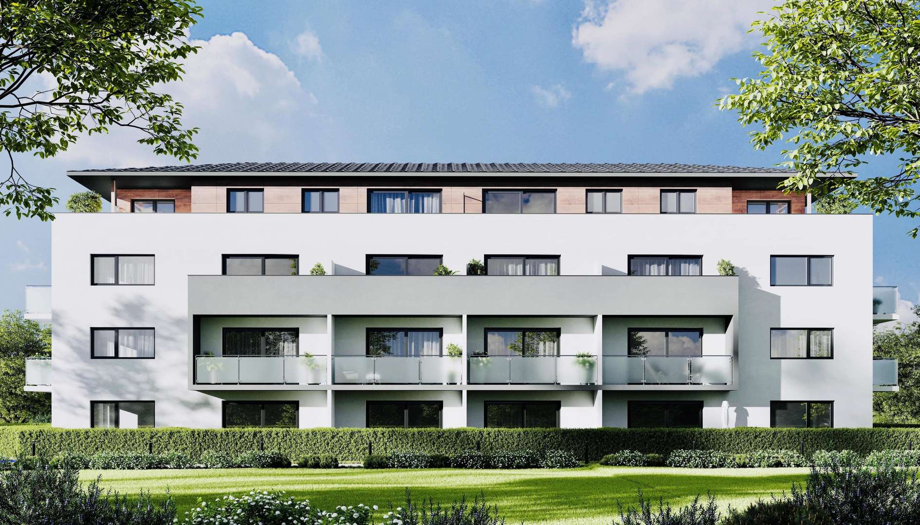 Modernes Ensemble mit 30 Apartments - Appartement in 94469 Deggendorf mit 25m² kaufen