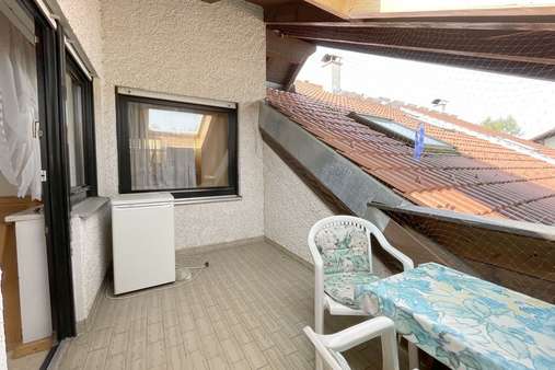Balkon Balkon - Dachgeschosswohnung in 94256 Drachselsried mit 51m² kaufen