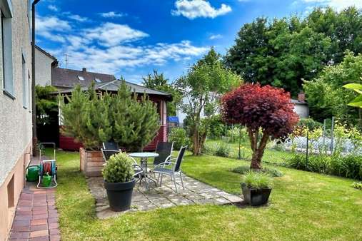 Blick in den Garten Blick in den Garten - Einfamilienhaus in 94327 Bogen mit 105m² kaufen