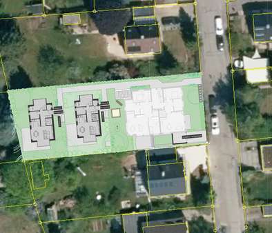 Visualisierung Vogelperspektive - Einfamilienhaus in 81249 München mit 131m² kaufen