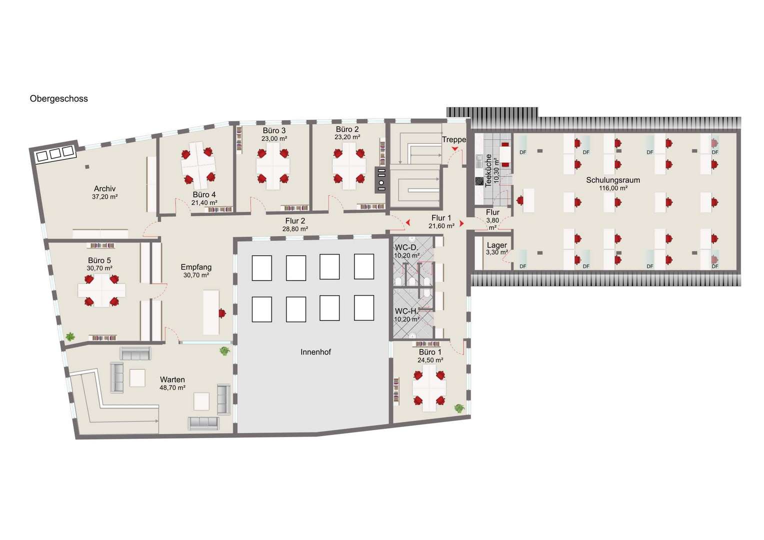 Grundriss - Freifläche in 93449 Waldmünchen mit 443m² mieten