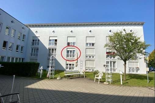 Blick auf Bauteil C 1.OG Ost Blick auf Bauteil C 1.OG Ost - Appartement in 84032 Altdorf mit 25m² kaufen
