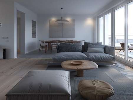 Visualisierung - Erdgeschosswohnung in 84036 Landshut mit 90m² kaufen