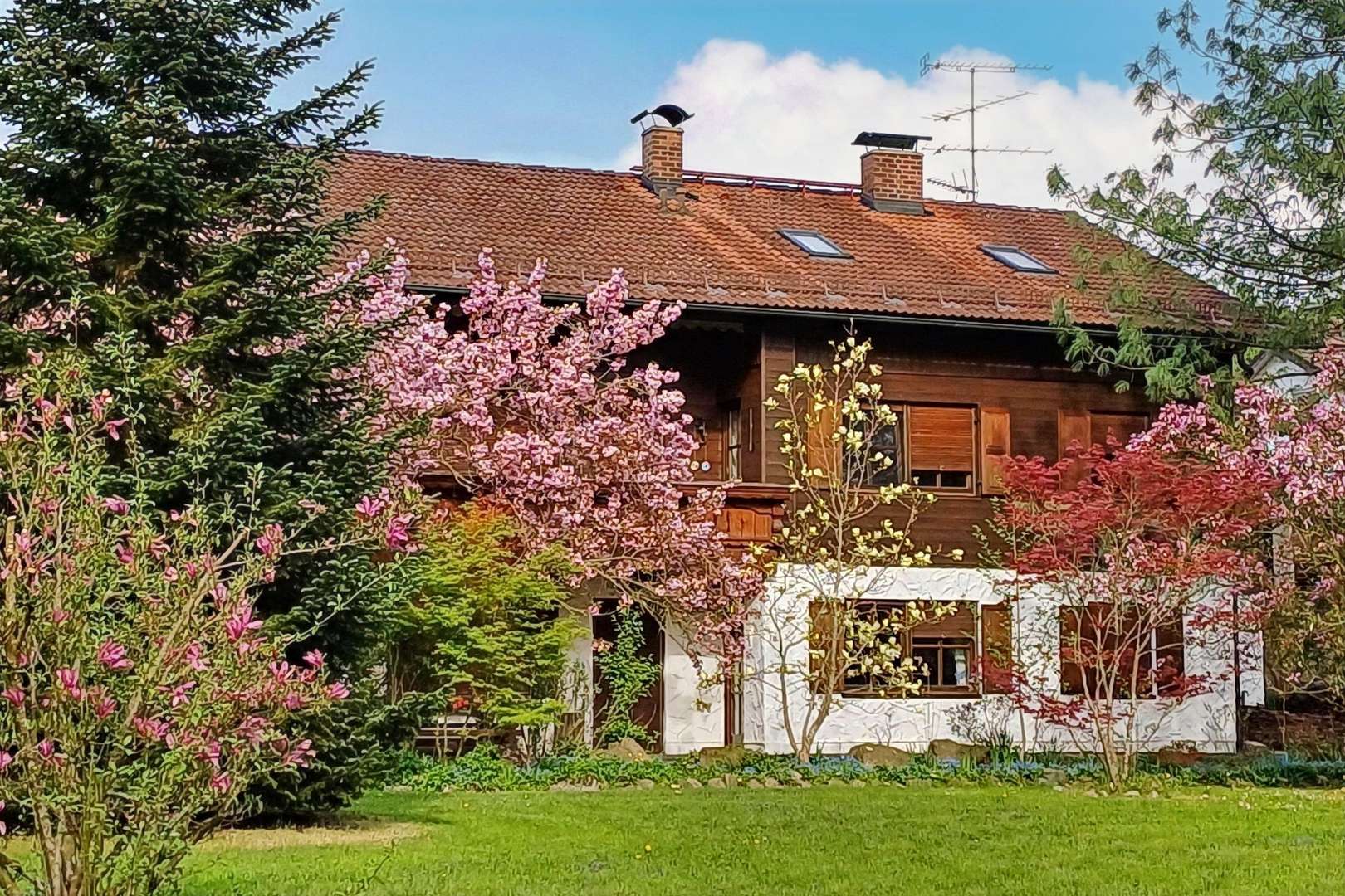 Außenansicht Außenansicht - Einfamilienhaus in 84367 Zeilarn mit 253m² kaufen