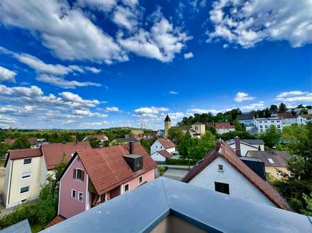 Ausblick Dachterrasse - Reiheneckhaus in 93138 Lappersdorf mit 129m² kaufen