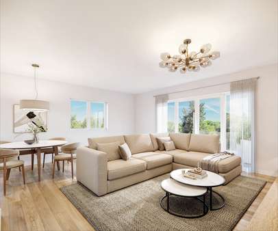 Innenansicht/Wohnbeispiel Innenansicht/Wohnbeispiel - Dachgeschosswohnung in 84069 Schierling mit 48m² kaufen