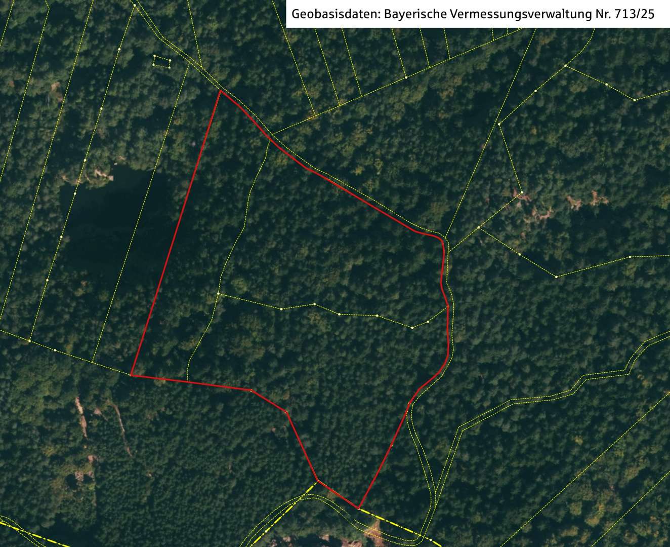 Luftbild mit Quellenangabe Luftbild mit Quellenangabe - Grundstück in 92542 Dieterskirchen mit 29940m² kaufen