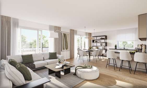 So kann Ihre neue Wohnung aussehen! - Erdgeschosswohnung in 92421 Schwandorf mit 89m² kaufen