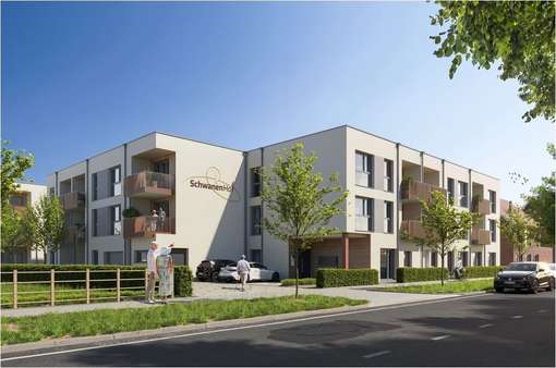 Frontansicht - Wohnung in 92421 Schwandorf mit 64m² kaufen