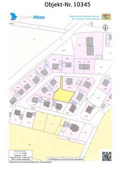 10345-Lageplan - Grundstück in 93326 Abensberg mit 760m² kaufen