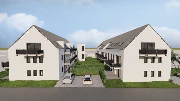 Visualisierung - Erdgeschosswohnung in 93342 Saal mit 68m² mieten