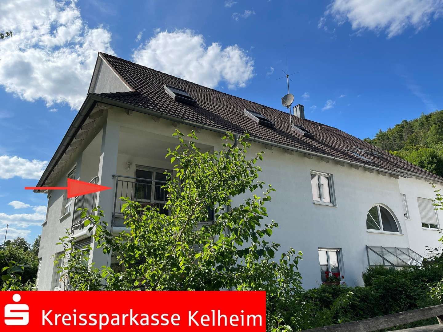 Lage der Wohnung im 1. OG - Etagenwohnung in 93343 Essing mit 57m² kaufen