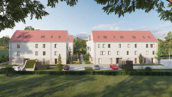Nordwestansicht - Erdgeschosswohnung in 93333 Neustadt mit 75m² kaufen