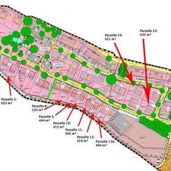 Parzellen Übersicht - Grundstück in 93339 Riedenburg mit 405m² kaufen