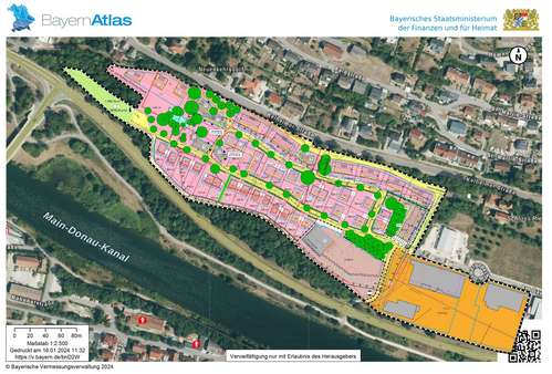 Lageplan - Grundstück in 93339 Riedenburg mit 405m² kaufen