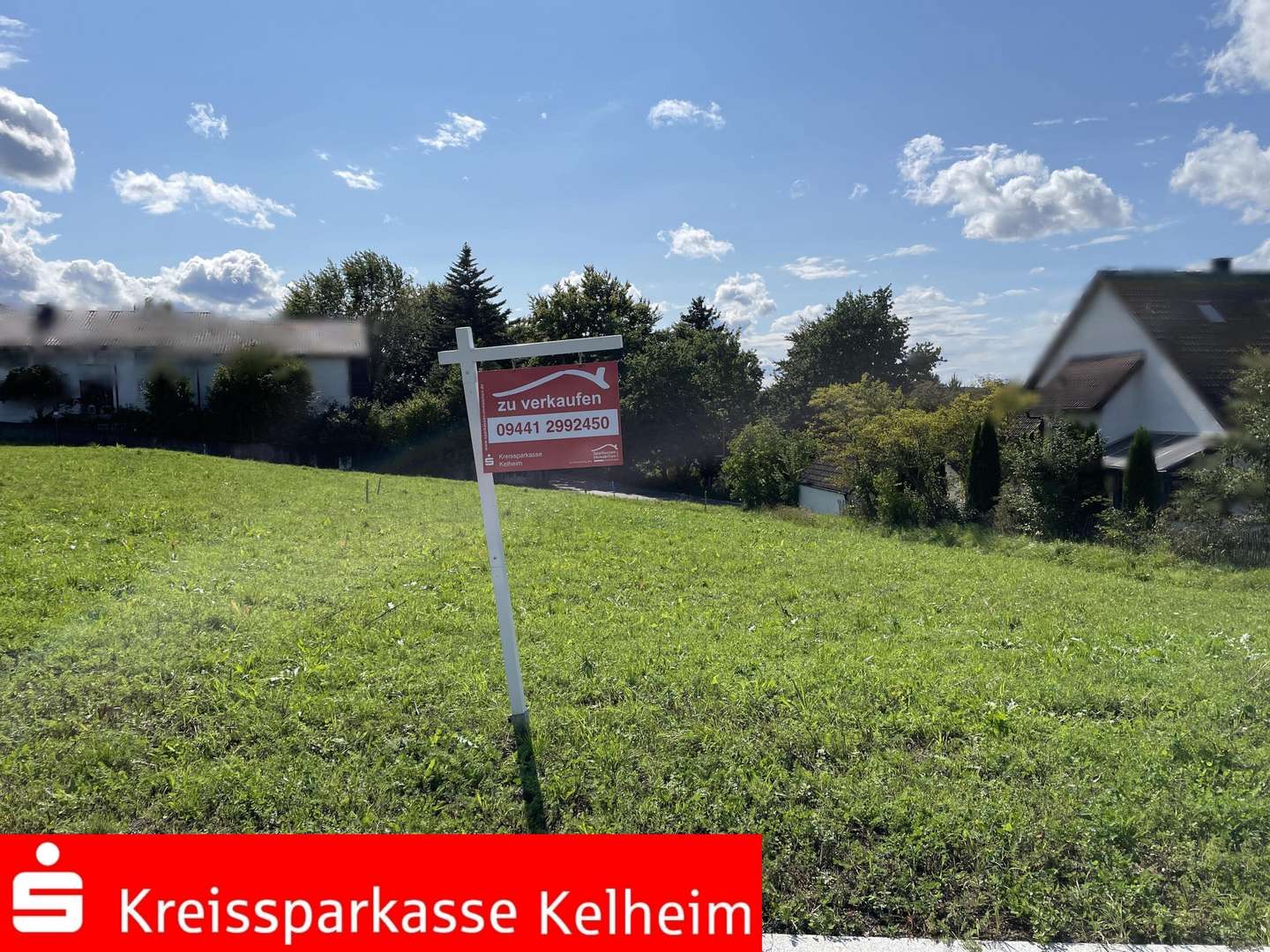 Blick auf das Baugrundstück Blick auf das Baugrundstück - Grundstück in 84048 Mainburg mit 532m² kaufen