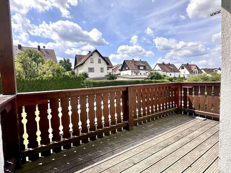 Ausblick vom Balkon - Etagenwohnung in 92224 Amberg mit 106m² kaufen