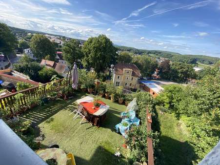 Ausblick von der Terrasse - Zweifamilienhaus in 92237 Sulzbach-Rosenberg mit 177m² kaufen