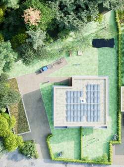 Draufsicht Visualisierung - Etagenwohnung in 92637 Weiden mit 88m² kaufen