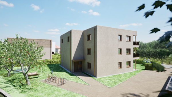 Objektansicht Visualisierung - Etagenwohnung in 92637 Weiden mit 69m² kaufen