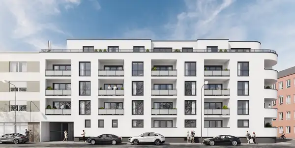 Neubau: Exklusive Erdgeschosswohnung mit sonniger Loggia