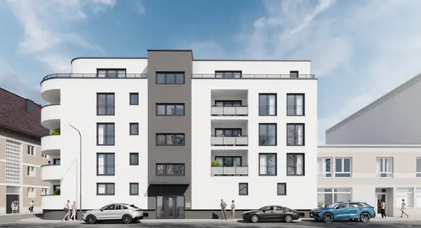 Neubau: Exklusive Erdgeschosswohnung mit sonniger Loggia