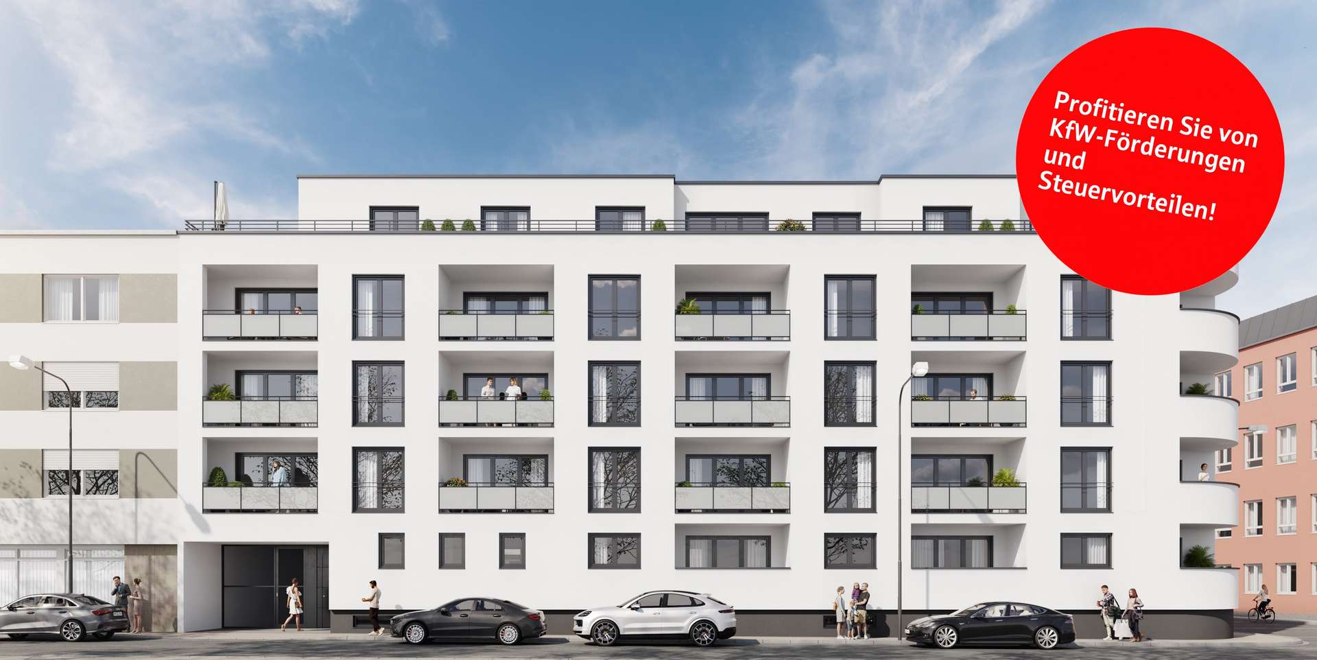 Visualisierung Außenansicht Visualisierung Außenansicht - Etagenwohnung in 92637 Weiden mit 57m² kaufen