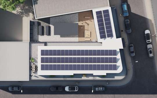 Draufsicht Visualisierung - Etagenwohnung in 92637 Weiden mit 118m² kaufen