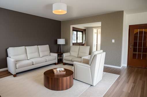 Renovierungsbeispiel Wohnzimmer Renovierungsbeispiel Wohnzimmer - Einfamilienhaus in 91242 Ottensoos mit 191m² kaufen