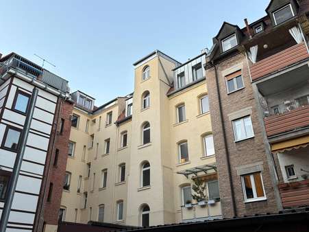 Rückansicht - Dachgeschosswohnung in 90419 Nürnberg mit 44m² kaufen